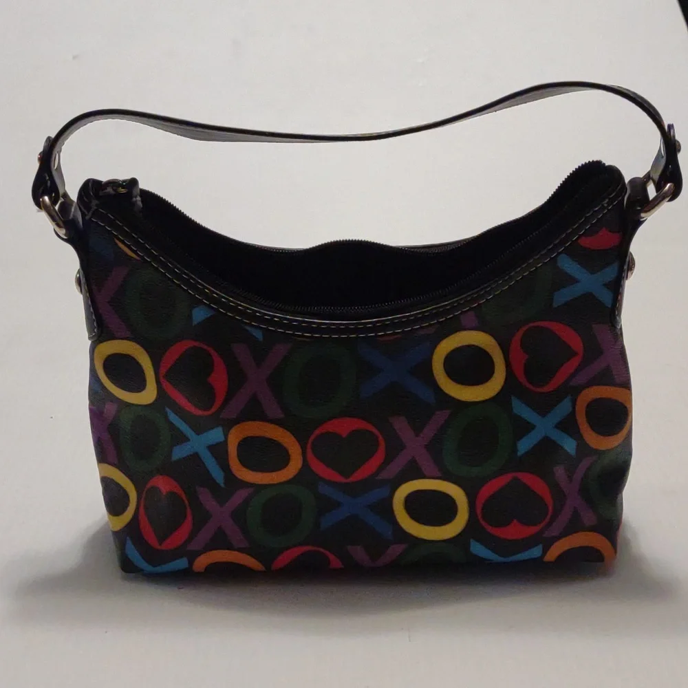 ♥️🌀🤸VINTAGE Y2K XOXO Accessories Rainbow Logo Purse - Picture 12 of 15